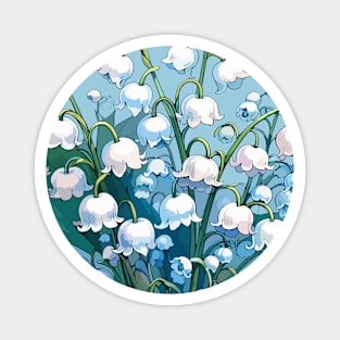 Lily of The Valley Magnet